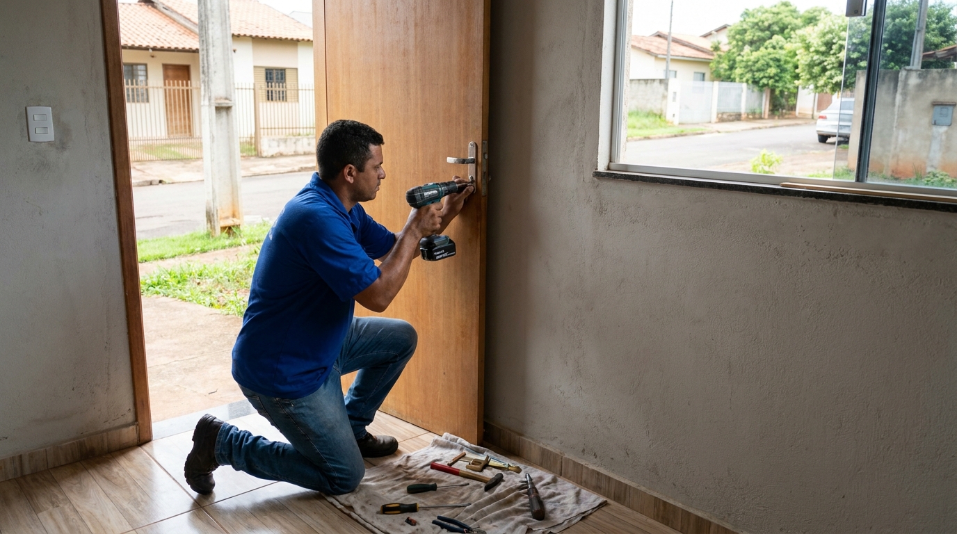 Instalação de Fechadura Residencial profissional em Contagem‑MG